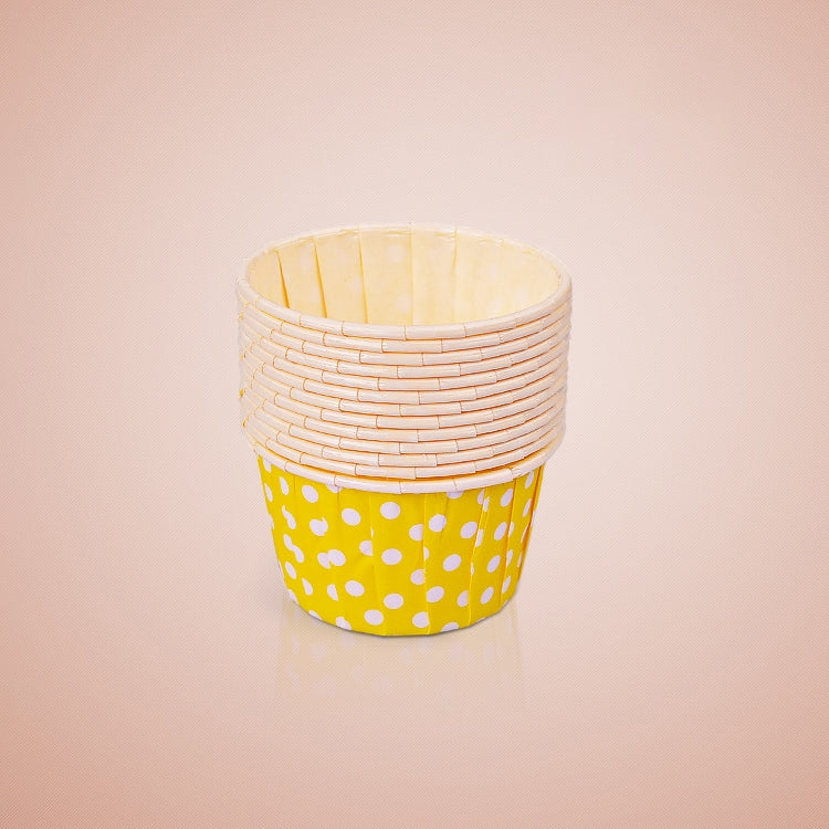 3000 PCS Dot Pattern Round Lamination Cake Cup Muffin Cases Chocolate Cupcake Liner Baking Cup, Size: 5.8 x 4.4  x 3.5cm