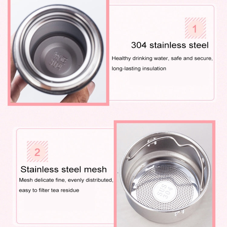 2PCS 500ml Valentines Day Gift Stainless Steel Heat Insulation Cup Set