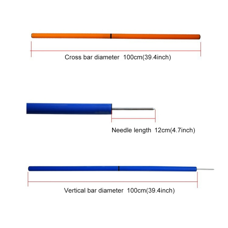 Pet Training Supplies Pet Jump Ring Training Sensitivity Jump Bar Pet Outdoor Sports Equipment, Rod Hight: 100cm