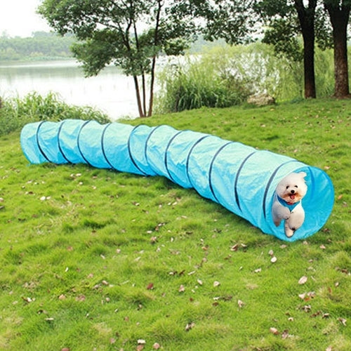Pet Training Track 210D Oxford with Ground Nail Handbag Pet Tunnel, Size: 60*500cm