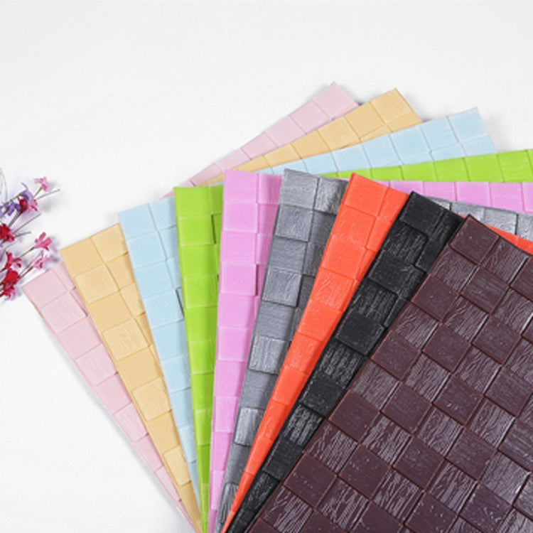 DIY 3D Brick Pattern Embossed Wall Stickers Self-adhesive Foam Wallpaper, Size: 60cm x 60cm