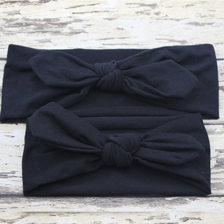2 in 1 Mom and Baby Parent-child Creative Cute Bowknot Elastic Cotton Hair Band