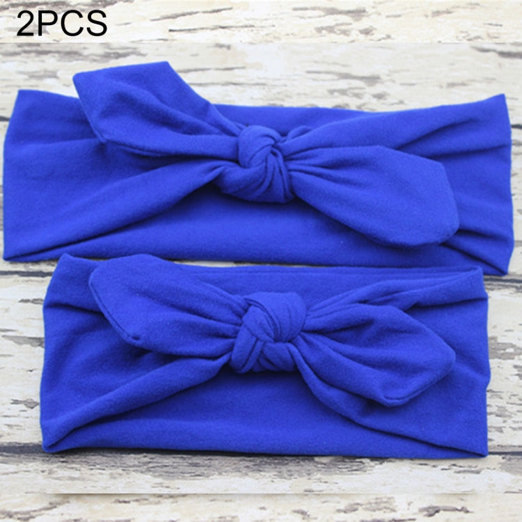 2 in 1 Mom and Baby Parent-child Creative Cute Bowknot Elastic Cotton Hair Band