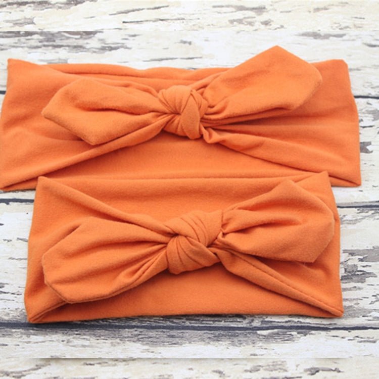2 in 1 Mom and Baby Parent-child Creative Cute Bowknot Elastic Cotton Hair Band