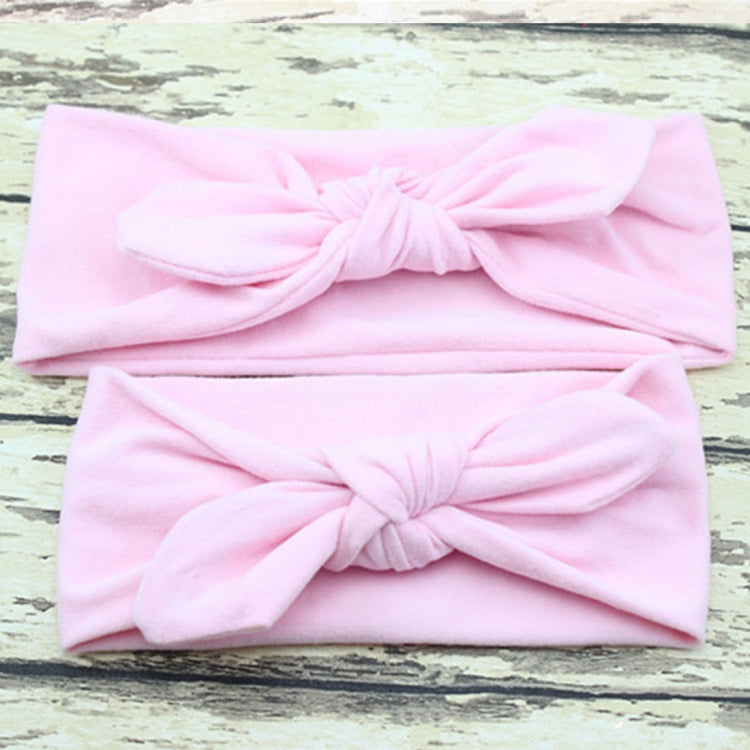 2 in 1 Mom and Baby Parent-child Creative Cute Bowknot Elastic Cotton Hair Band