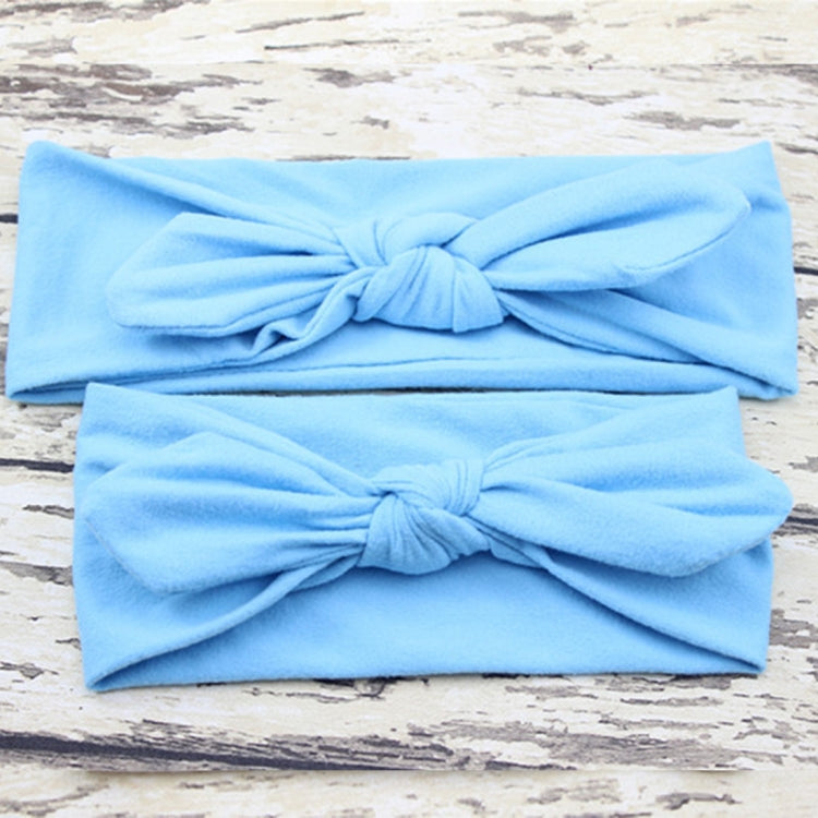 2 in 1 Mom and Baby Parent-child Creative Cute Bowknot Elastic Cotton Hair Band