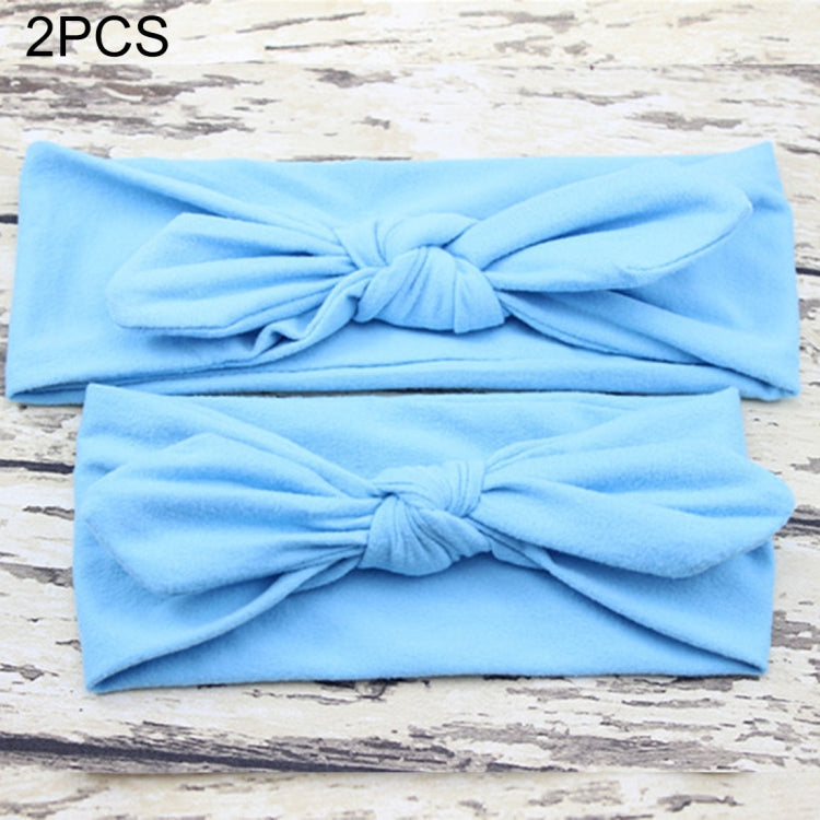2 in 1 Mom and Baby Parent-child Creative Cute Bowknot Elastic Cotton Hair Band