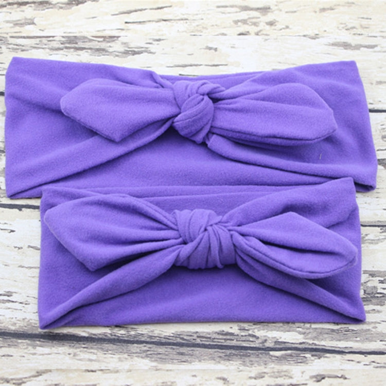 2 in 1 Mom and Baby Parent-child Creative Cute Bowknot Elastic Cotton Hair Band