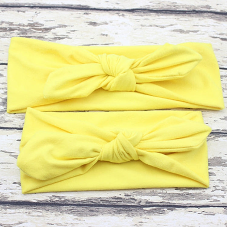 2 in 1 Mom and Baby Parent-child Creative Cute Bowknot Elastic Cotton Hair Band