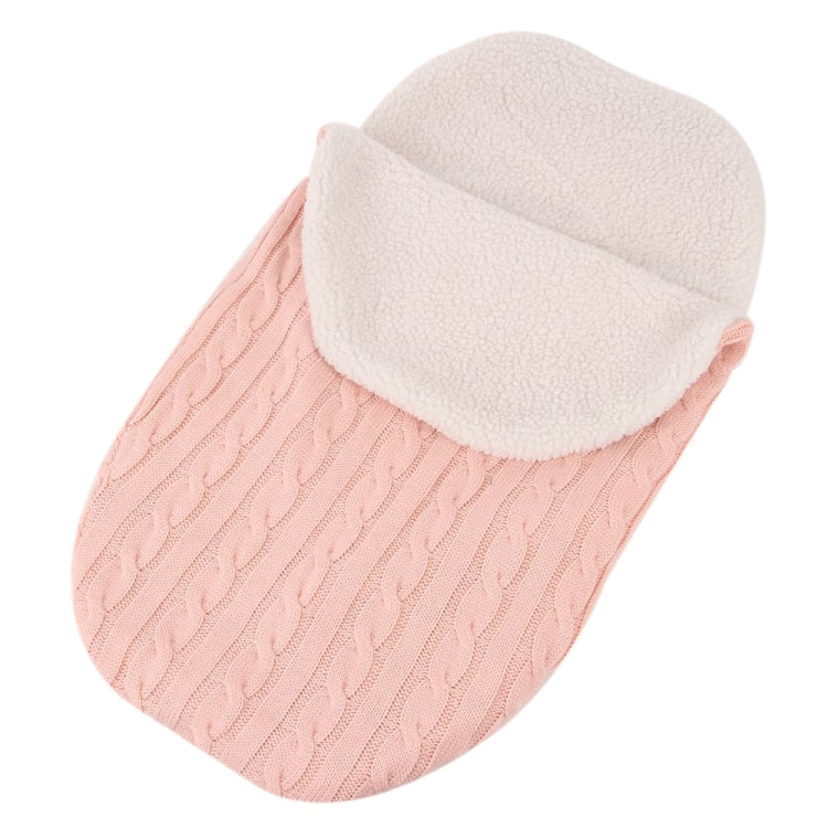 Thick Baby Swaddle Wrap Knit Envelope Sleeping Bag Newborn Infant Warm Bands Indoor Infant Stroller Sleeping Bag