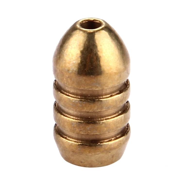 5g Threaded Copper Bullet Fishing Sinker Fishing Weights Soft lure Accessory