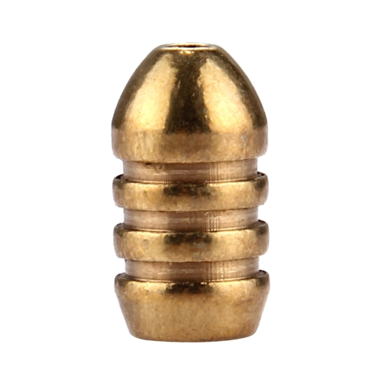 5g Threaded Copper Bullet Fishing Sinker Fishing Weights Soft lure Accessory