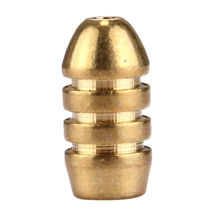 10g Threaded Copper Bullet Fishing Sinker Fishing Weights Soft lure Accessory