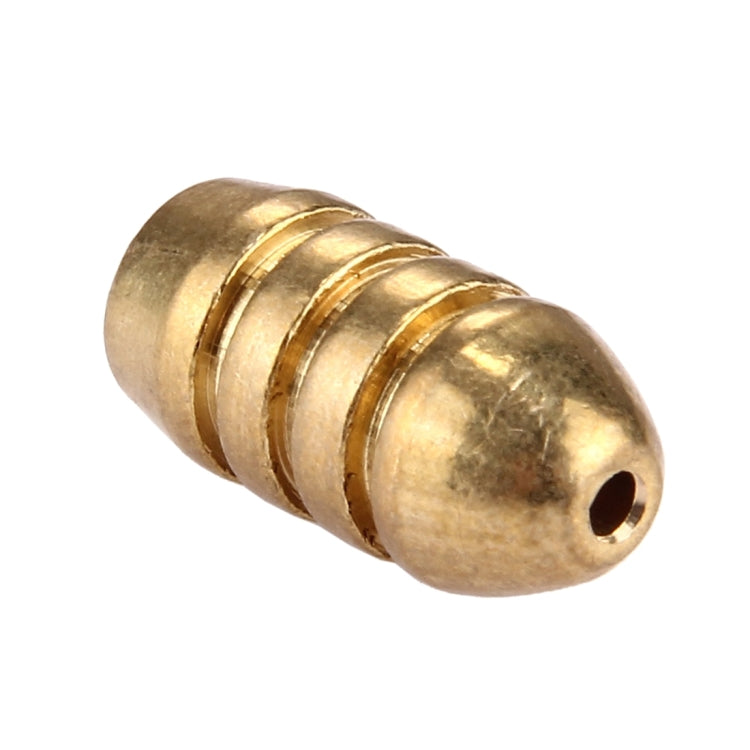 10g Threaded Copper Bullet Fishing Sinker Fishing Weights Soft lure Accessory