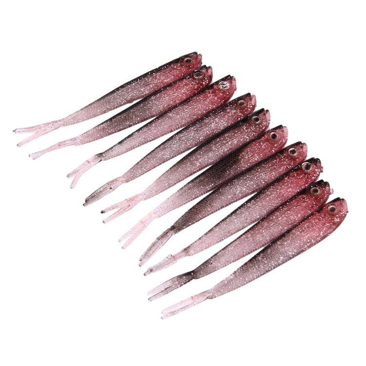 10 PCS Small Sequins Fish Shape Fishing Lures Artificial Fishing Bait, Length: 10cm