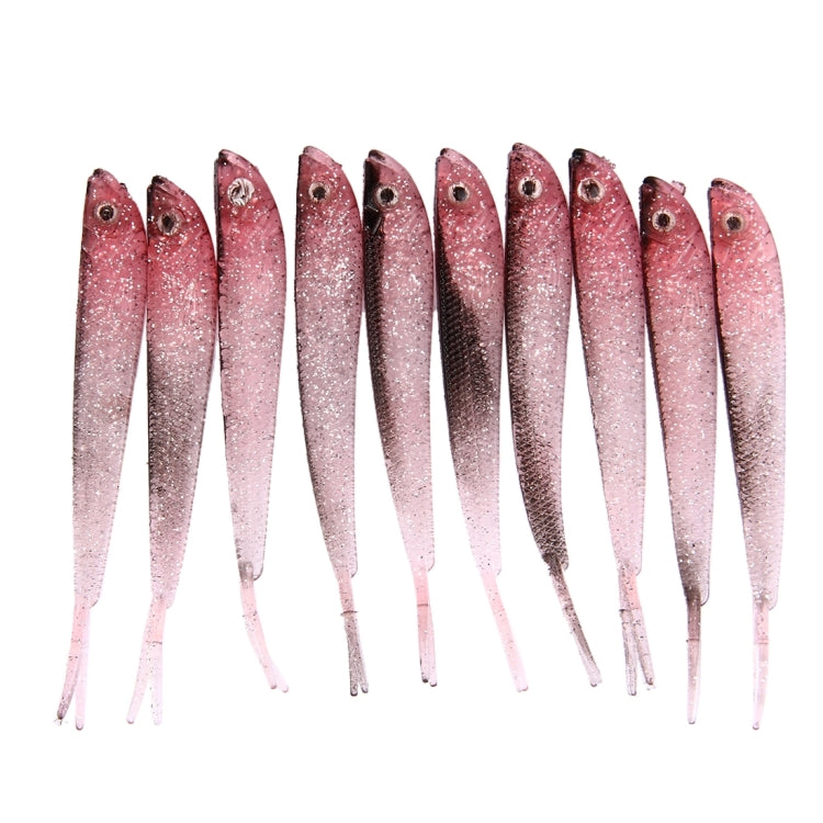 10 PCS Small Sequins Fish Shape Fishing Lures Artificial Fishing Bait, Length: 10cm