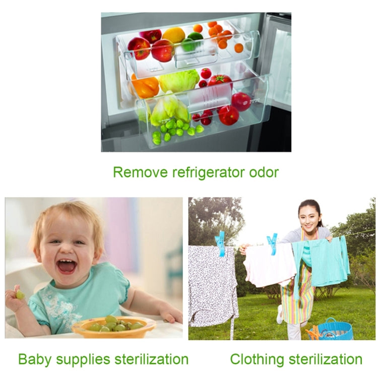 N327 Mini Portable Ozone Sterilizer for Fridge / Closet / Bag(Blue)