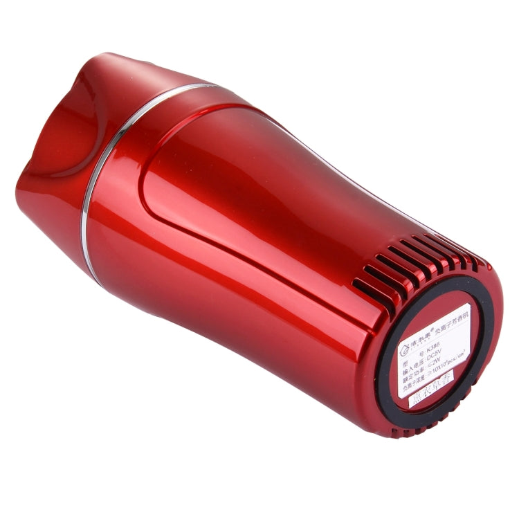 K386 Aromatherapy Ionizer Oxygen Air Purifier with Car Charger for Home / Office / Car(Red)