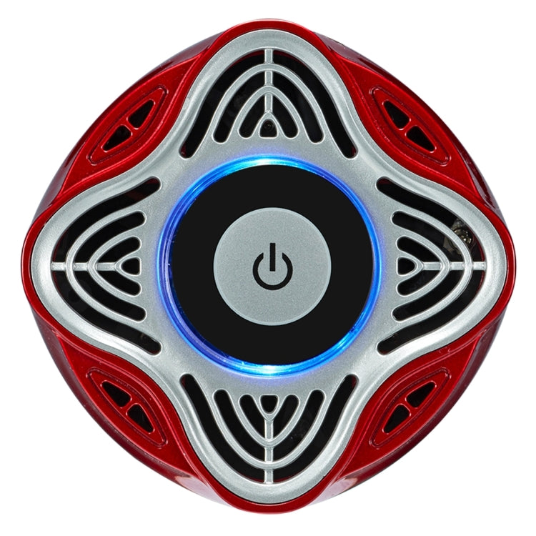 K386 Aromatherapy Ionizer Oxygen Air Purifier with Car Charger for Home / Office / Car(Red)