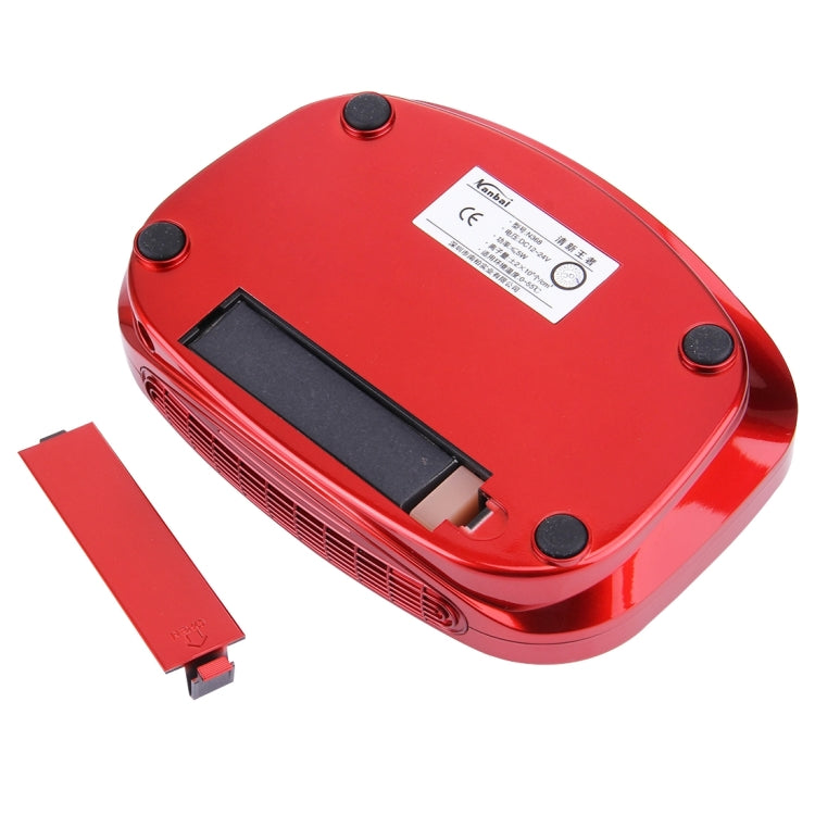 N368 Ozone & Ion Air Purifier with Car Charger & Solar Panel for Home / Office / Car, US / EU Plug(Red)
