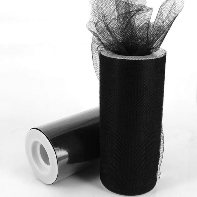 Fashion 20D Polyester Tulle Roll, Wedding Birthday Decoration Decorative Crafts Supplies, Total Length: 22.8m, Width:15cm