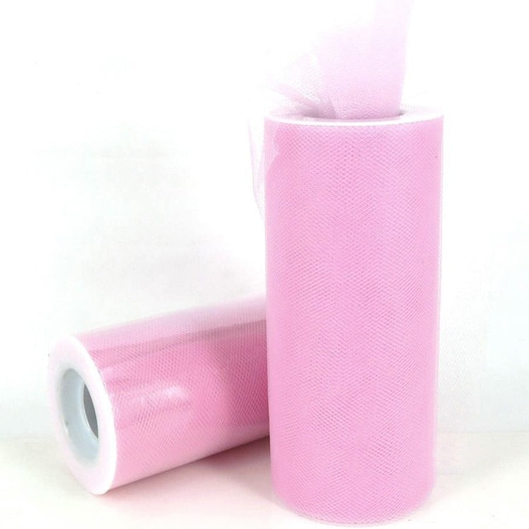 Fashion 20D Polyester Tulle Roll, Wedding Birthday Decoration Decorative Crafts Supplies, Total Length: 22.8m, Width:15cm