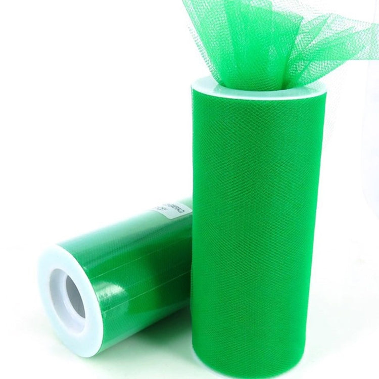 Fashion 20D Polyester Tulle Roll, Wedding Birthday Decoration Decorative Crafts Supplies, Total Length: 22.8m, Width:15cm