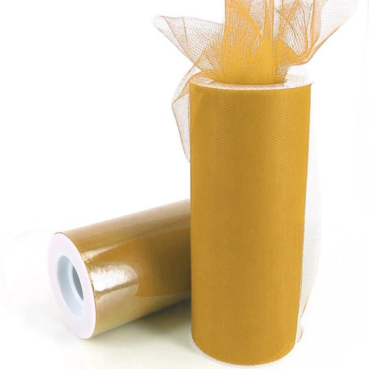 Fashion 20D Polyester Tulle Roll, Wedding Birthday Decoration Decorative Crafts Supplies, Total Length: 22.8m, Width:15cm