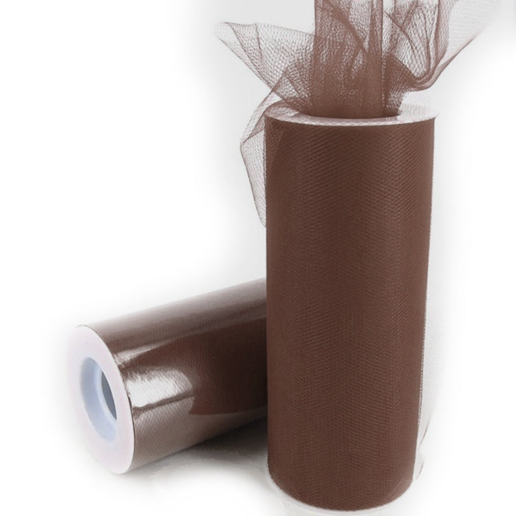 Fashion 20D Polyester Tulle Roll, Wedding Birthday Decoration Decorative Crafts Supplies, Total Length: 22.8m, Width:15cm