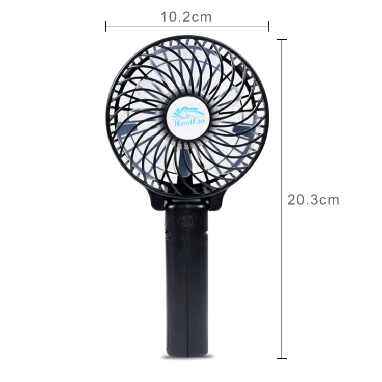 HF-308 Mini Rechargeable Hand Held Foldable Fan, without Battery
