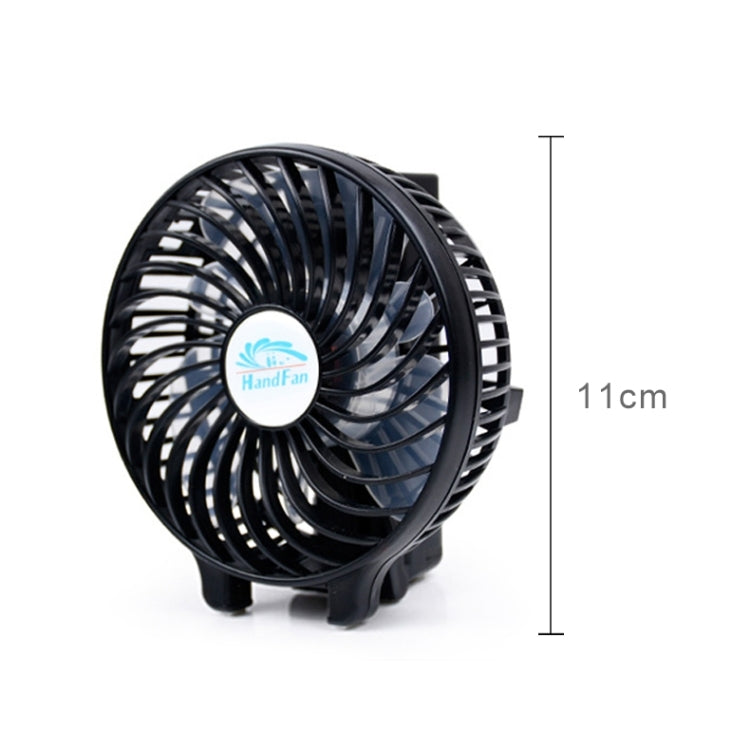 HF-308 Mini Rechargeable Hand Held Foldable Fan, without Battery