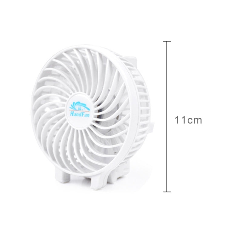 HF-308 Mini Rechargeable Hand Held Foldable Fan, without Battery