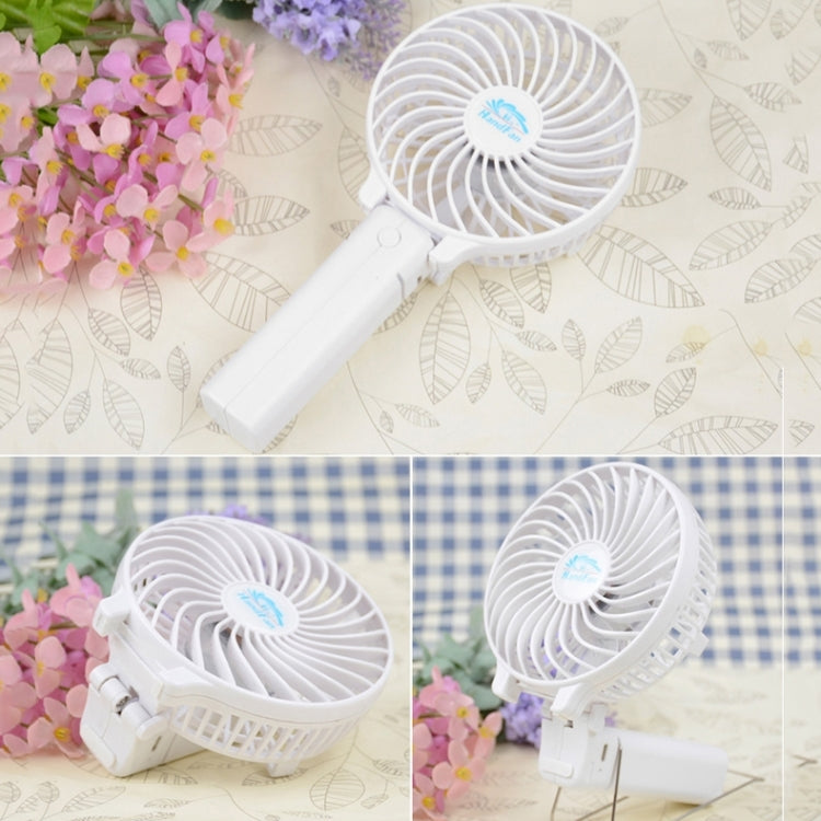 HF-308 Mini Rechargeable Hand Held Foldable Fan, without Battery