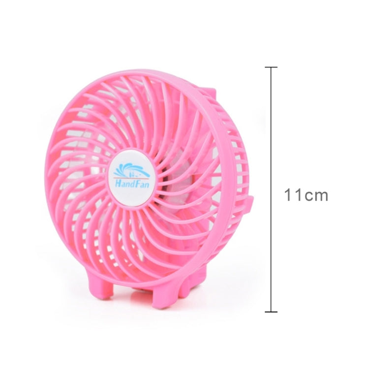 HF-308 Mini Rechargeable Hand Held Foldable Fan, without Battery