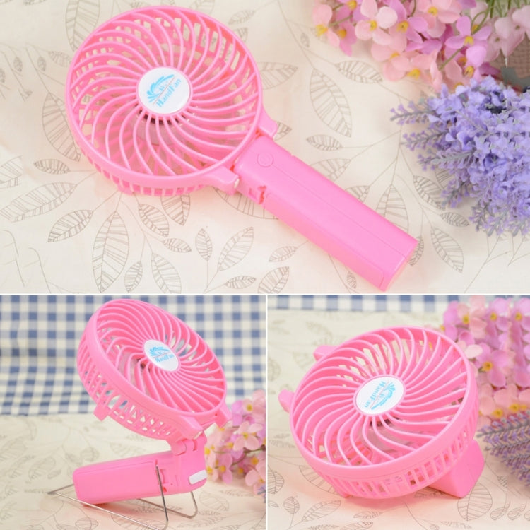 HF-308 Mini Rechargeable Hand Held Foldable Fan, without Battery