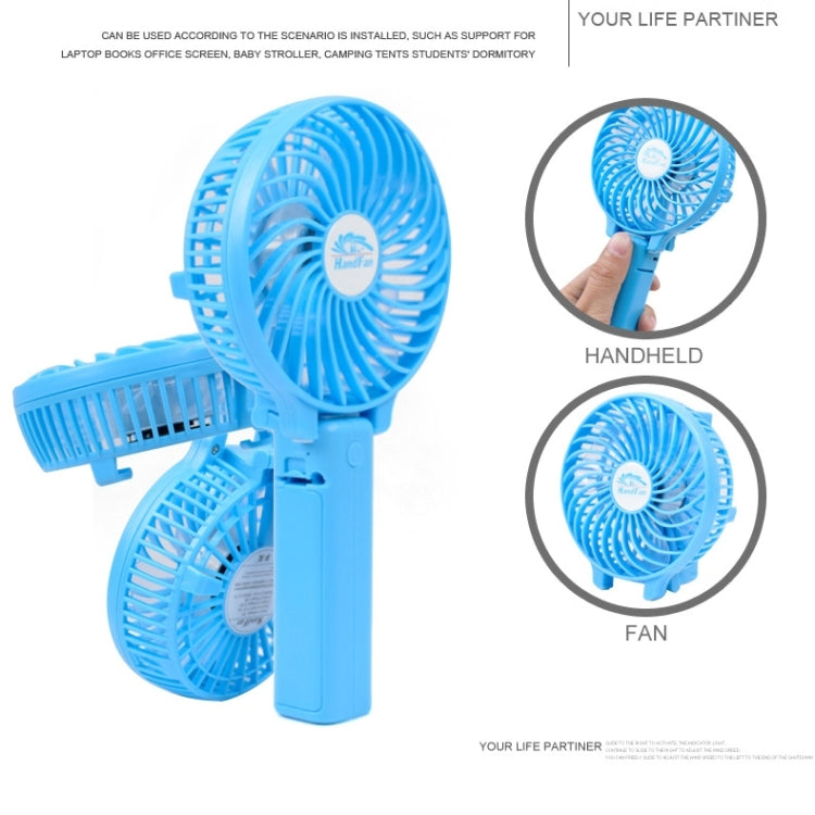 HF-308 Mini Rechargeable Hand Held Foldable Fan, without Battery