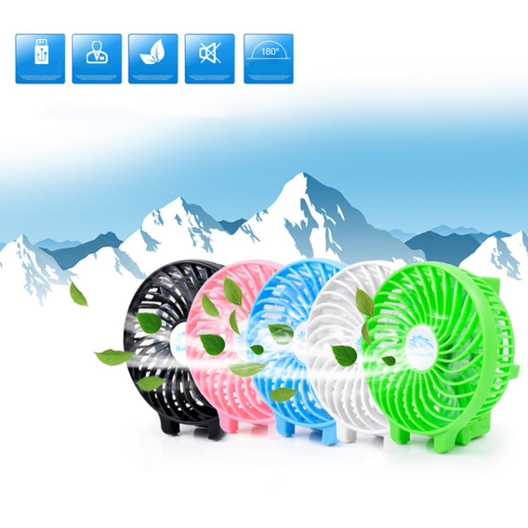 HF-308 Mini Rechargeable Hand Held Foldable Fan, without Battery