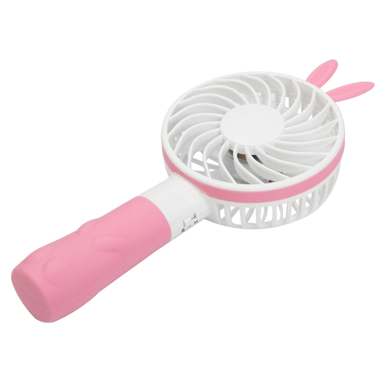 ZW-198 Princess Rabbit Style Mini Rechargeable Hand Held Fan