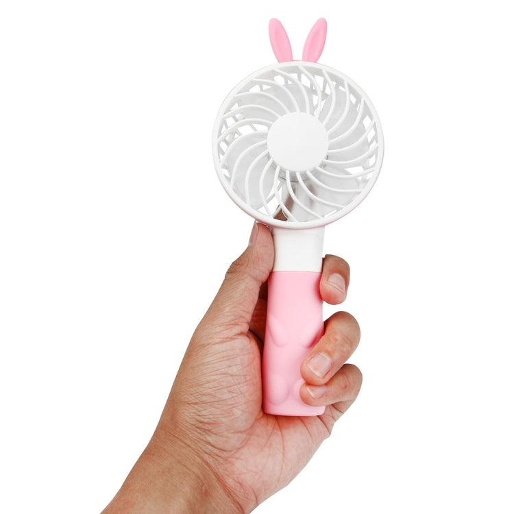 ZW-198 Princess Rabbit Style Mini Rechargeable Hand Held Fan