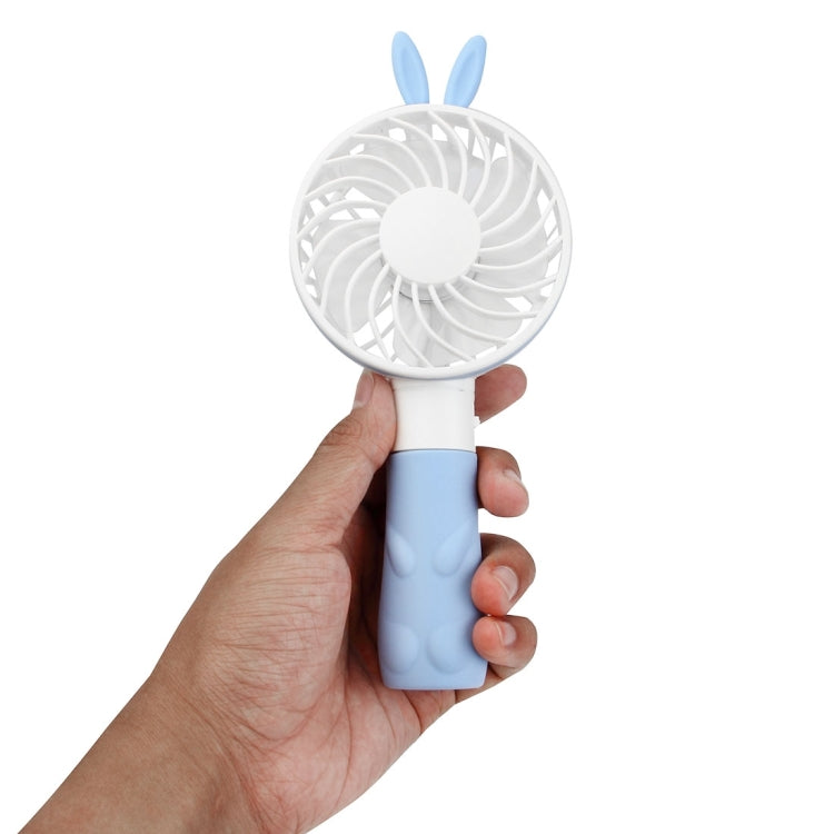 ZW-198 Princess Rabbit Style Mini Rechargeable Hand Held Fan