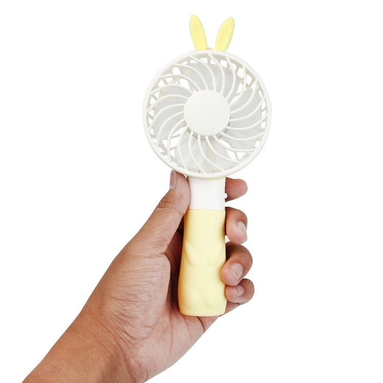 ZW-198 Princess Rabbit Style Mini Rechargeable Hand Held Fan