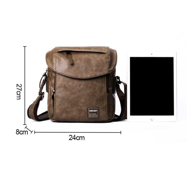 Universal Fashion Casual Outdoor Men Shoulder Messenger Bag, Size: 27cm x 24cm x 8cm