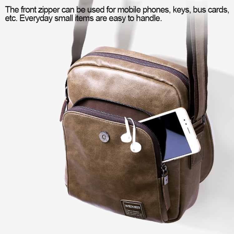 Universal Fashion Casual Outdoor Men Shoulder Messenger Bag, Size: 27cm x 24cm x 8cm