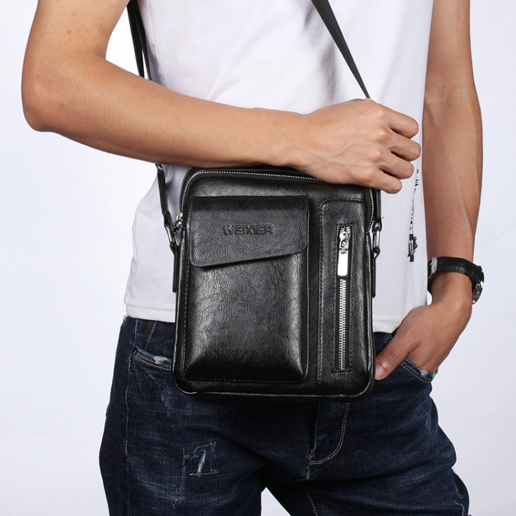 Universal Fashion Casual Men Shoulder Messenger Bag Handbag, Size: S (22cm x 18cm x 6cm)