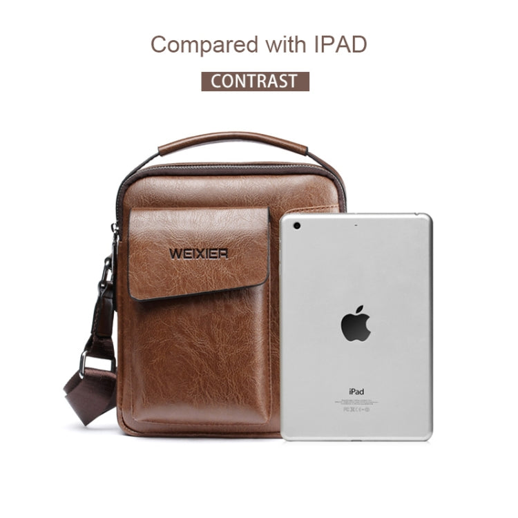 Universal Fashion Casual Men Shoulder Messenger Bag Handbag, Size: S (22cm x 18cm x 6cm)