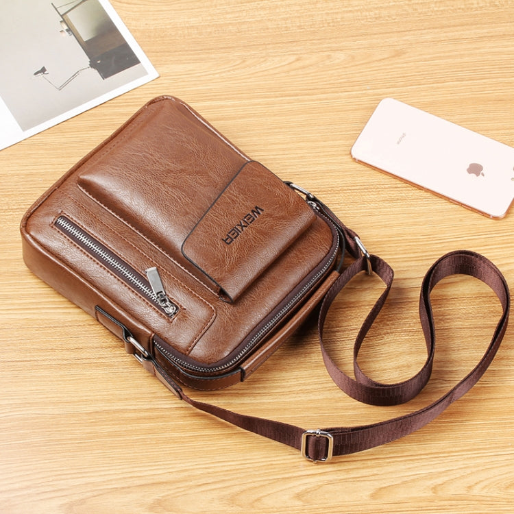 Universal Fashion Casual Men Shoulder Messenger Bag Handbag, Size: S (22cm x 18cm x 6cm)