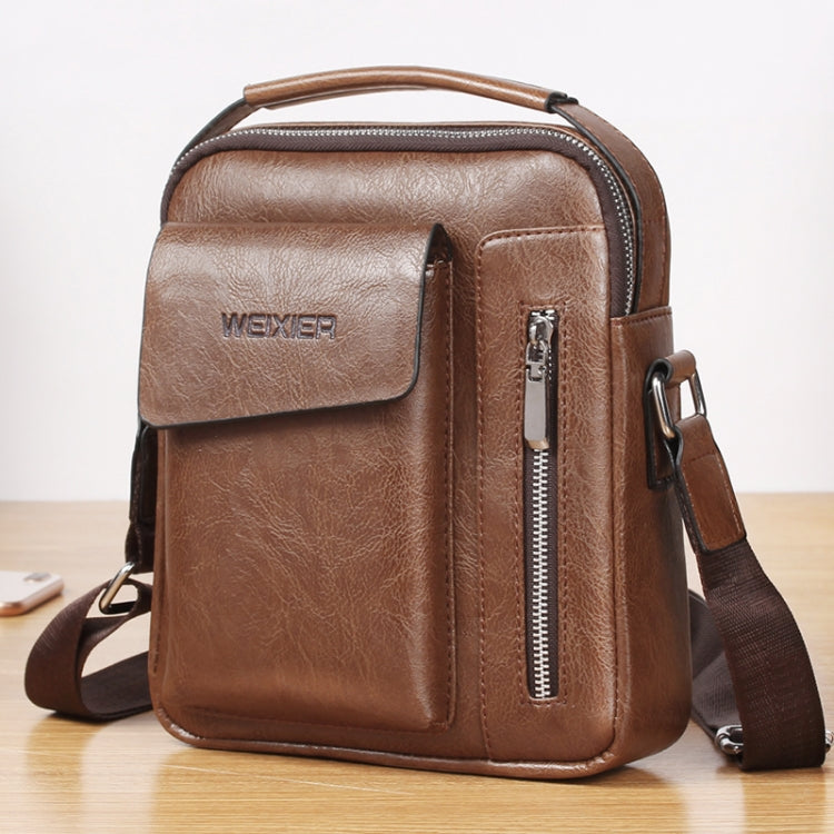 Universal Fashion Casual Men Shoulder Messenger Bag Handbag, Size: S (22cm x 18cm x 6cm)