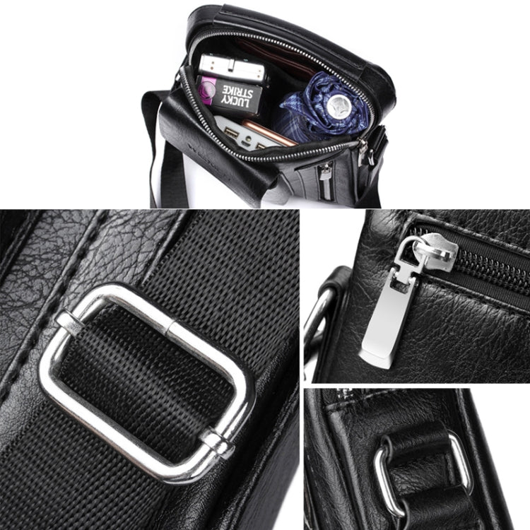 Universal Fashion Casual Men Shoulder Messenger Bag Handbag, Size: L (24cm x 20cm x 6cm)