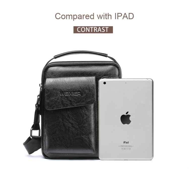 Universal Fashion Casual Men Shoulder Messenger Bag Handbag, Size: L (24cm x 20cm x 6cm)