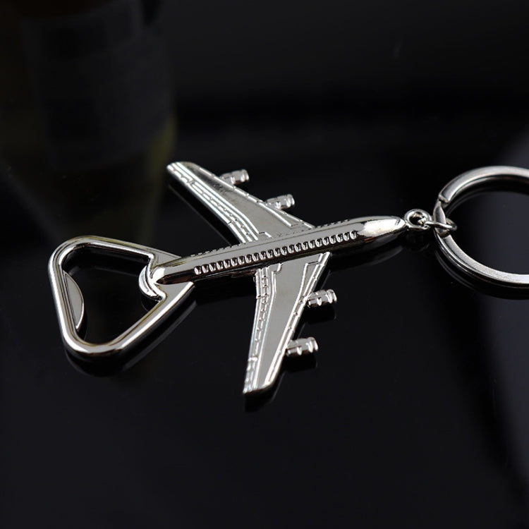 5 PCS Multi-function Aircraft Bottle Opener Key Chain Car Key Pendant, Size: 7x6cm